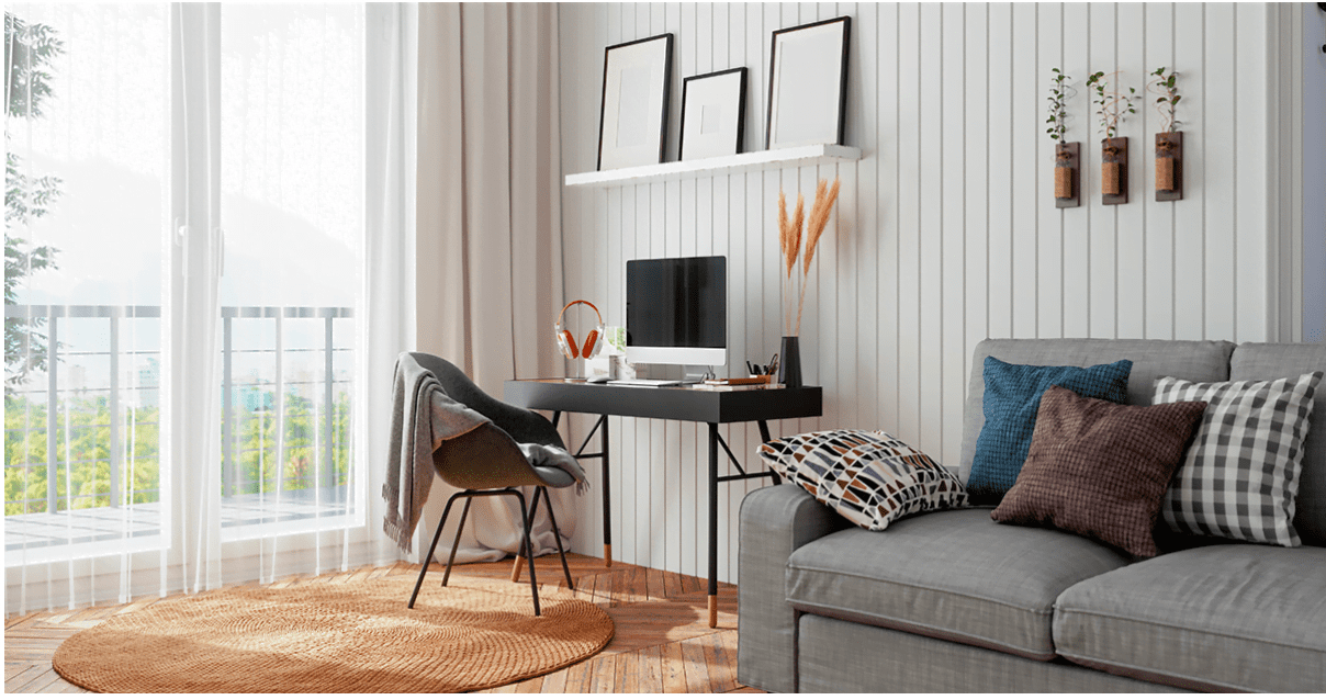 Amenajarea biroului in stil eclectic: 4 pasi de urmat