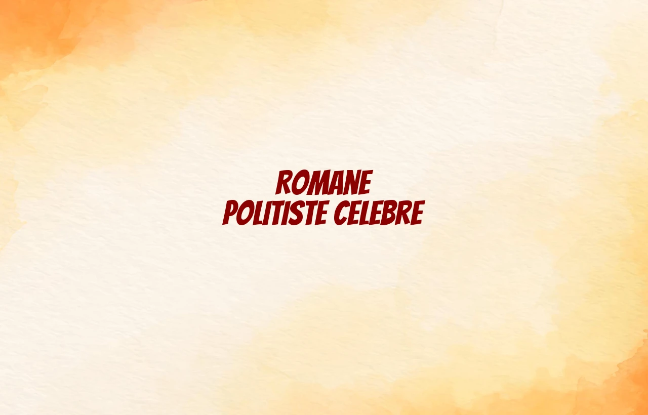 romane politiste celebre
